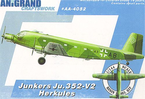 Anigrand Craftswork ANIG4052 1:144 Junkers Ju-352V-2 Herkules