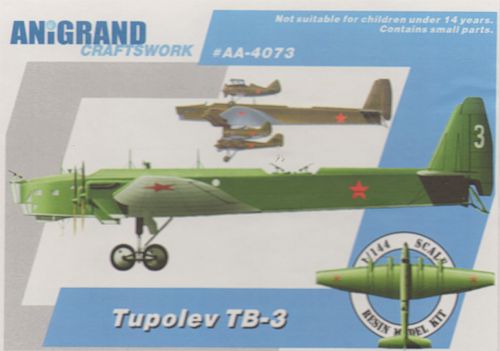 Anigrand Craftswork ANIG4073 1:144 Tupolev TB-3
