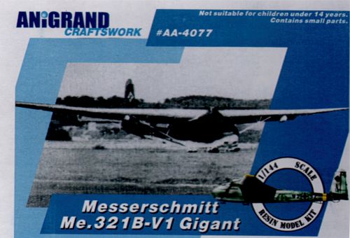 Anigrand Craftswork ANIG4077 1:144 Messerschmitt Me-321 Gigant