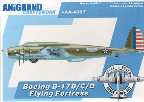 Anigrand Craftswork ANIG4087 1:144 Boeing B-17B/B-17C/B-17D