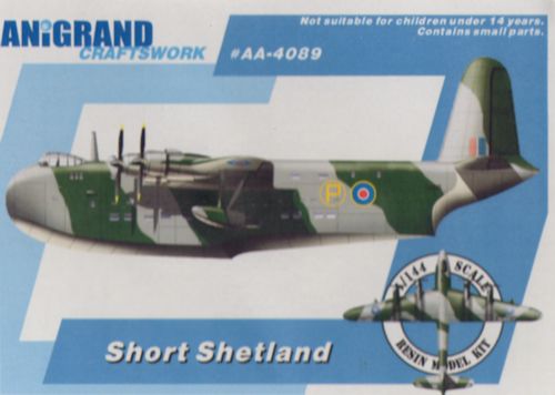 Anigrand Craftswork ANIG4089 1:144 Short Shetland flying boat bonus kits G.A.L