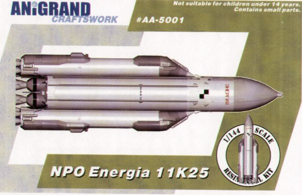 Anigrand Craftswork ANIG5001 1:144 NPO Energia Rocket