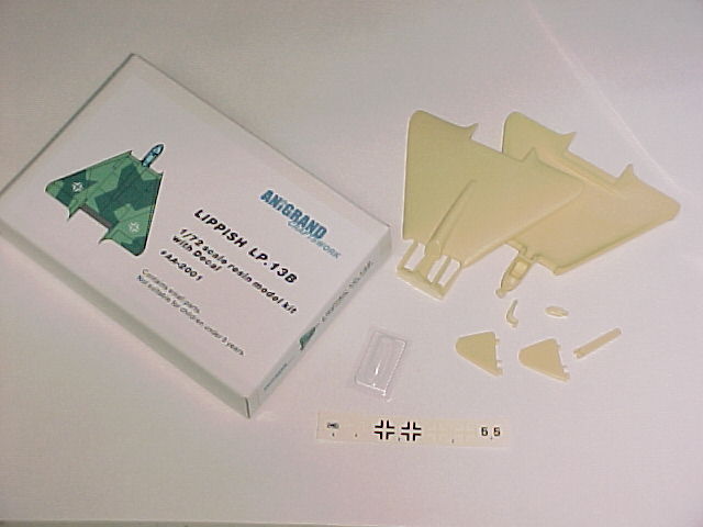 Anigrand Craftswork ANIG2001 1:72 Lippisch Li.P.13B Luft '46 Ramjet concept