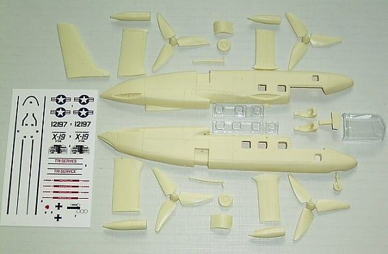 Anigrand ANIG2005 1:72 Curtiss-Wright X-19 VTOL experimental aircraft