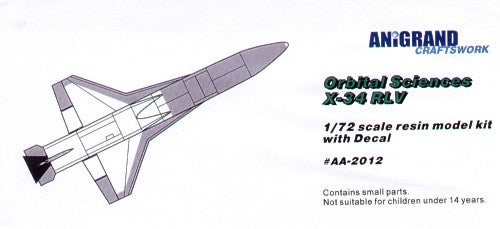 Anigrand Craftswork ANIG2012 1:72 Orbital Sciences X-34 RLV