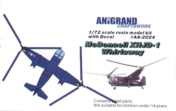 Anigrand Craftswork ANIG2024 1:72 McDonnell XHJD-1 twin rotor helicopter