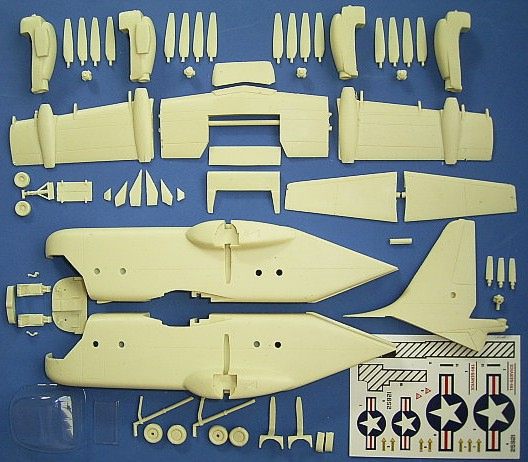 Anigrand 2028 LTV XC-142 Tilting-wing VTOL Prototype 1:72