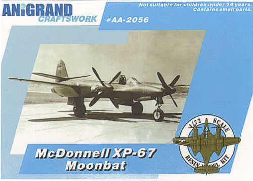 Anigrand Craftswork ANIG2056 1:72 McDonnell XP-67 Moonbat