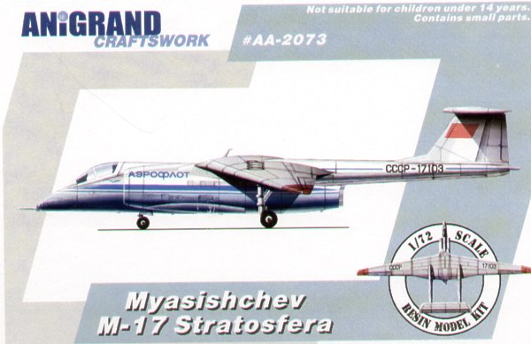 Anigrand Craftswork ANIG2073 1:72 Myasishchev M-17 Stratosfera