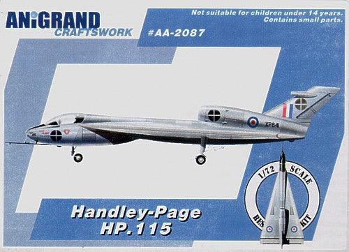Anigrand Craftswork ANIG2087 1:72 Handley-Page HP.115