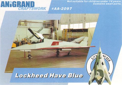 Anigrand Craftswork ANIG2097 1:72 Lockheed XST Have Blue