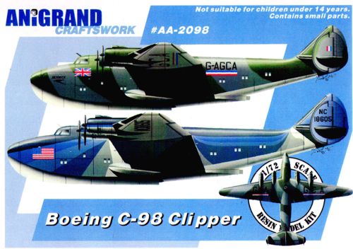 Anigrand Craftswork ANIG2098 1:72 C-98 Clipper Allied leaders designate flight