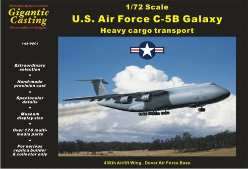 Anigrand Craftswork ANIG9001 1:72 Lockheed C-5B Galaxy