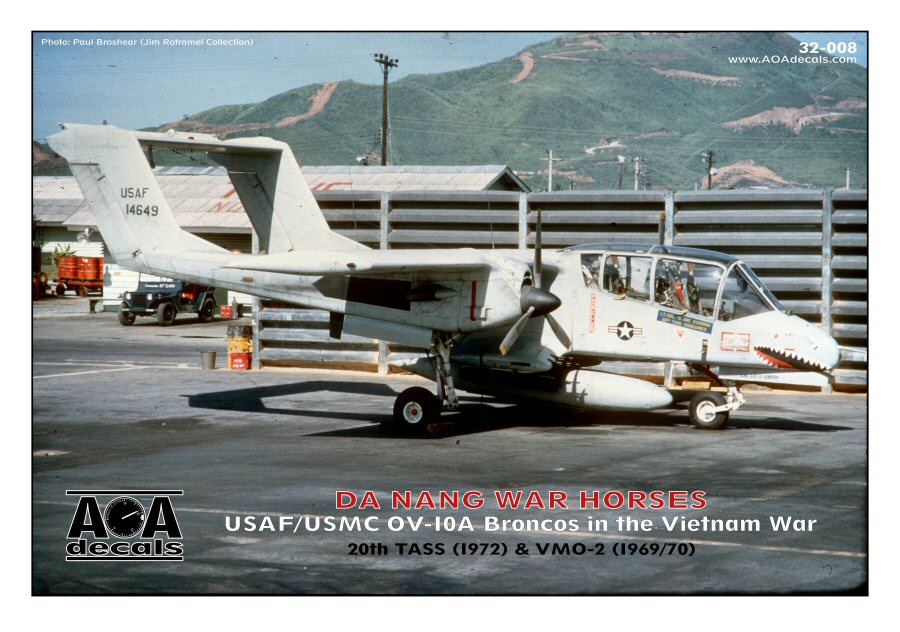 AOA Decals AOA32008 1:32 USAF & USMC North-American/Rockwell OV-10A Broncos