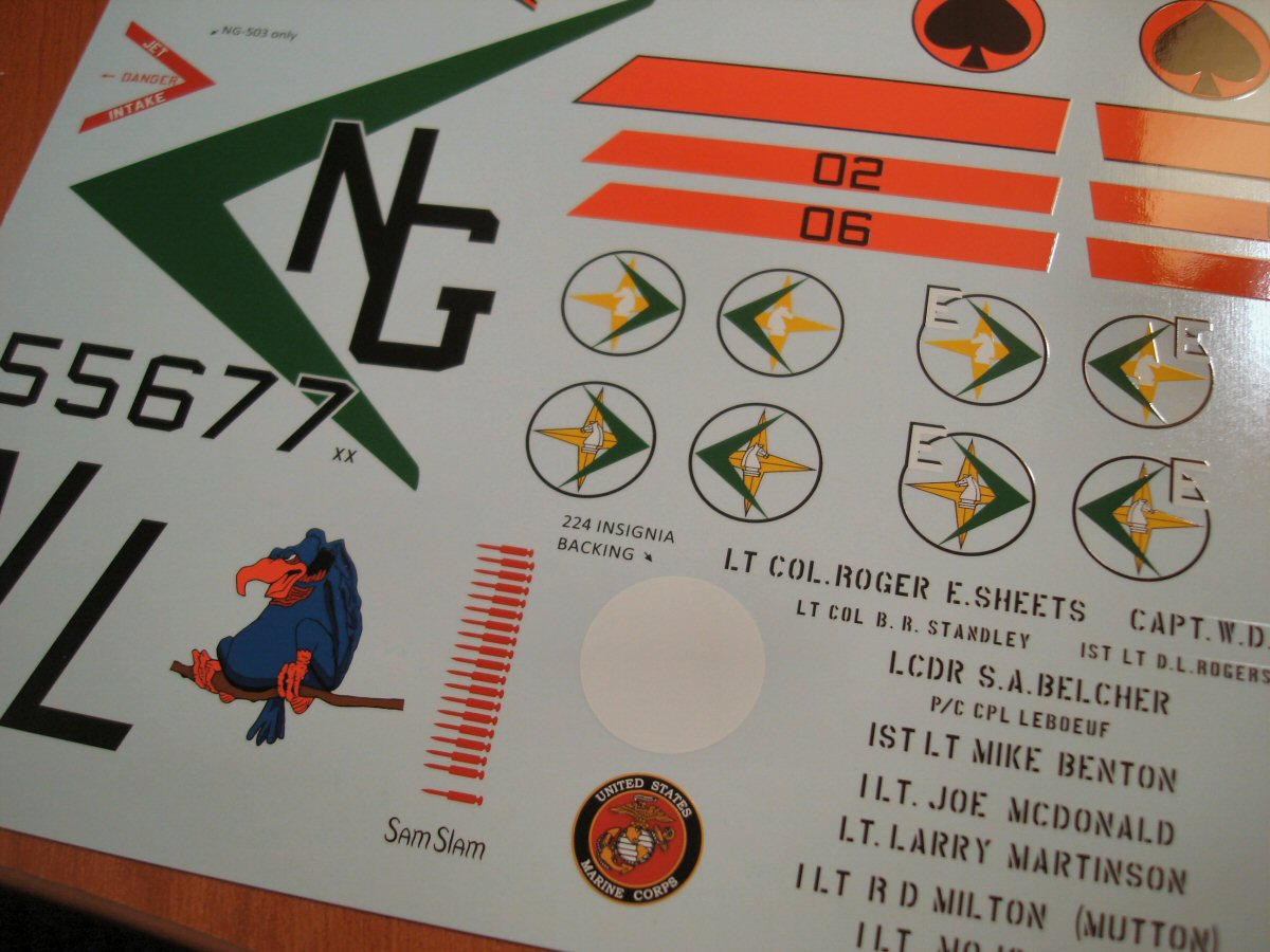 AOA 32009 USN/USMC A-6A/B/KA-6D Intruder Vietnam Decals 1:32