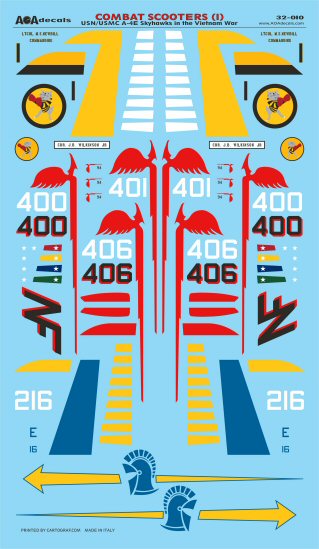 AOA Decals AOA32010 1:32 Combat Scooters