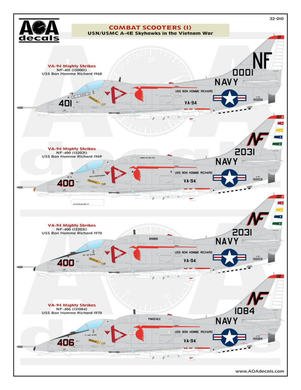 AOA Decals AOA32010 1:32 Combat Scooters