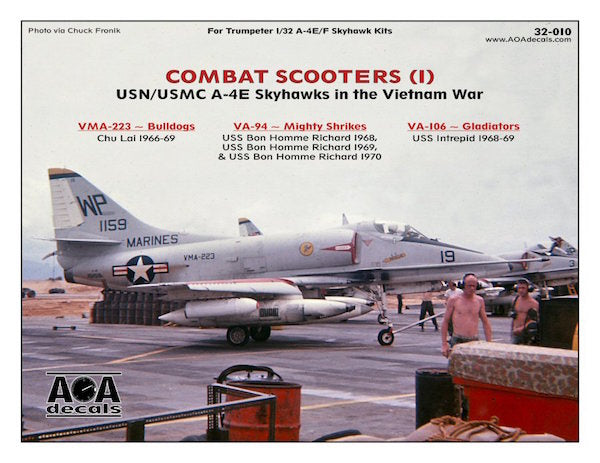 AOA Decals AOA32010 1:32 Combat Scooters