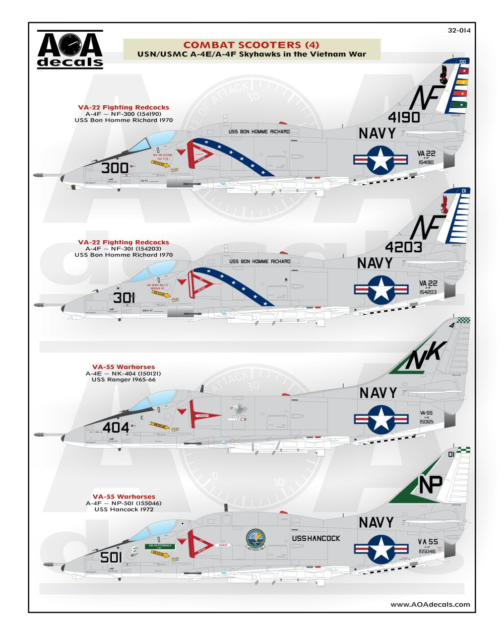 AOA Decals AOA32014 1:32 Combat Scooters