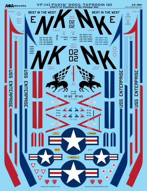 AOA Decals AOA32016 1:32 Pukin' Dogs: Taproom 102