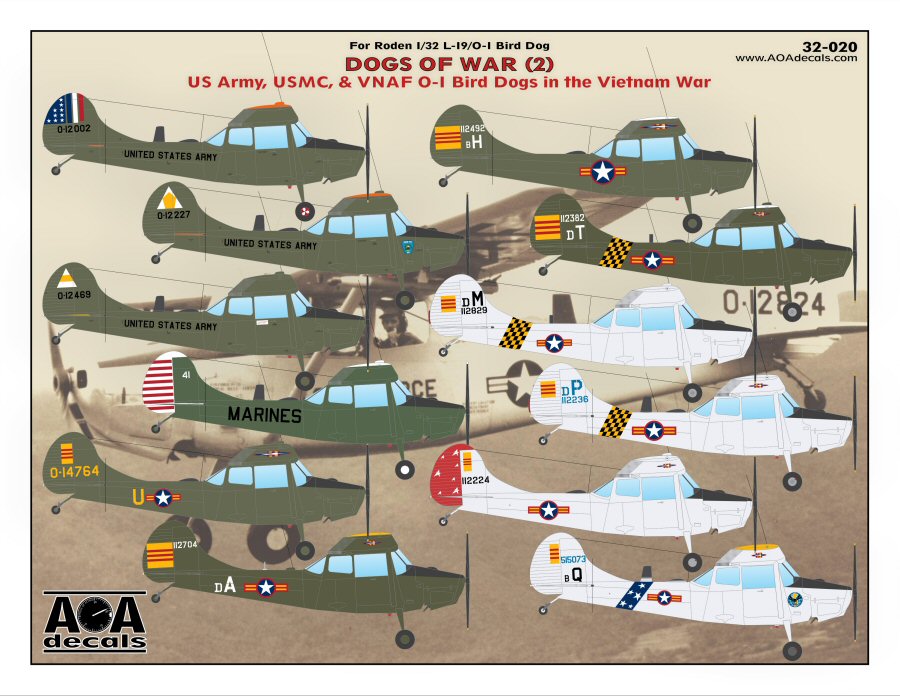 AOA Decals AOA32020 1:32 Dogs of War
