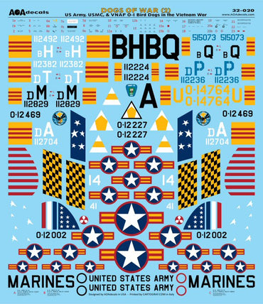 AOA Decals AOA32020 1:32 Dogs of War