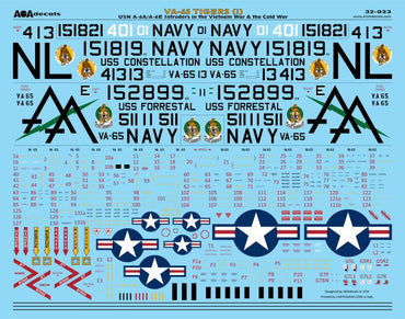 AOA Decals AOA32023 1:32 VA-65 TIGERS