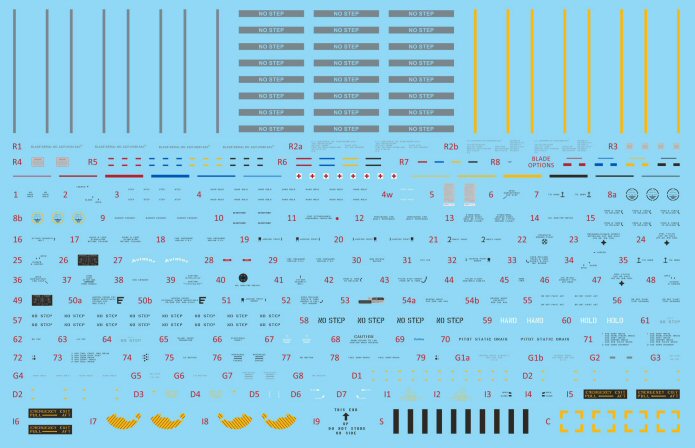 AOA Decals AOA35007 1:35 Airframe Data & Markings