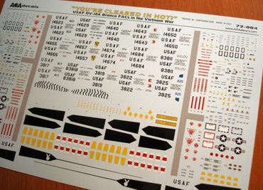 AOA Decals AOA72004 1:72 North-American/Rockwell OV-10A Broncos