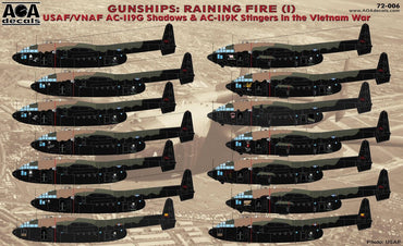 AOA 72006 Fairchild AC-119G/K Shadow & Stinger Vietnam Decals 1:72
