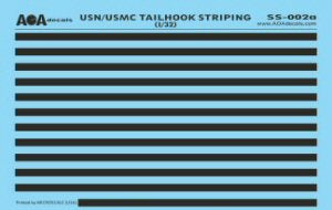 AOA Decals AOASS02A 1:32 USN/USMC Tailhook Striping