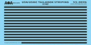 AOA Decals AOASS02B 1:48 USN/USMC Tailhook Striping