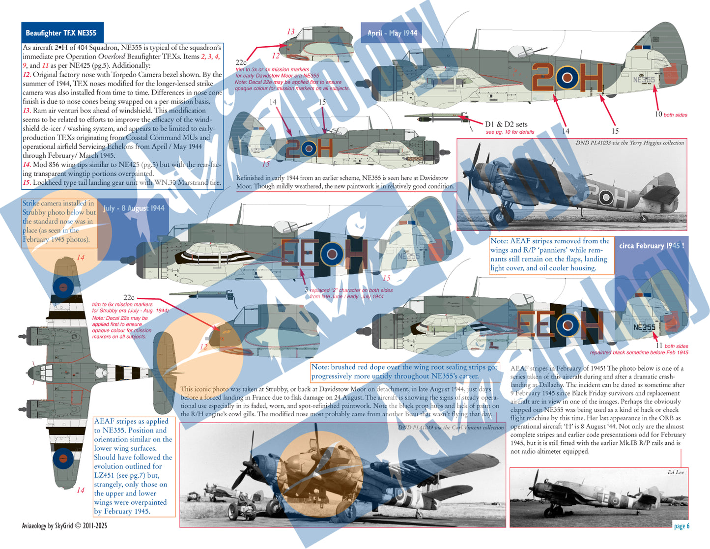 Aviaeology 48002M2 RCAF Beaufighter TF.X 404 Sqn 1943-44 1:48