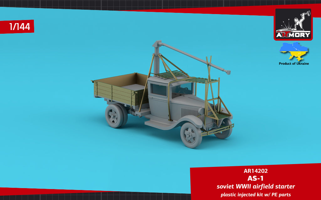 Armory 14202 AS-1 Soviet Airfield Starter GAZ-AA Chassis 1:144