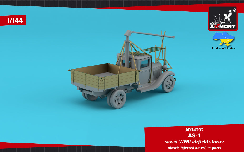 Armory 14202 AS-1 Soviet Airfield Starter GAZ-AA Chassis 1:144