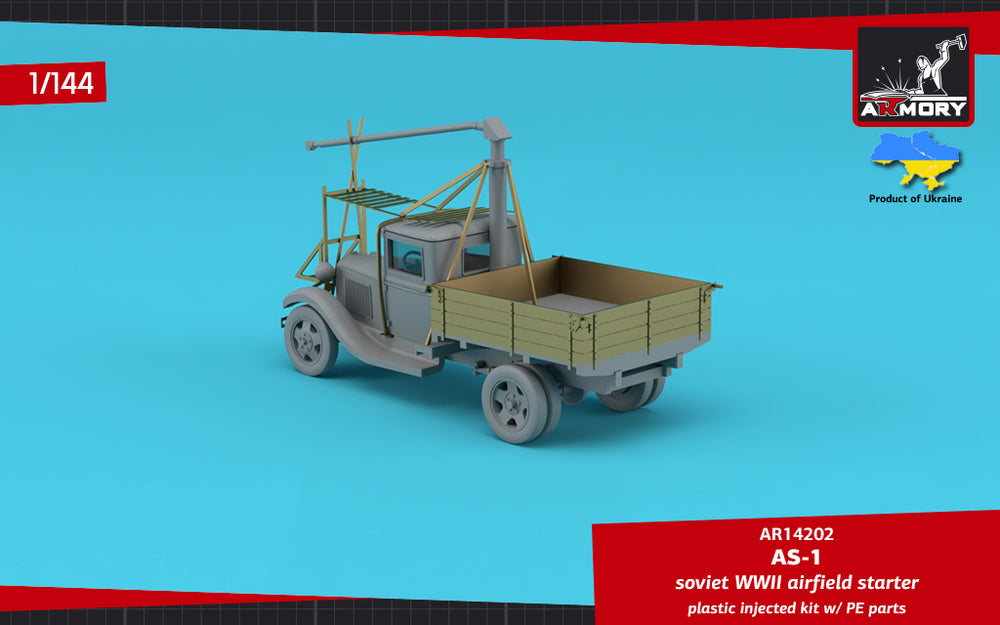 Armory 14202 AS-1 Soviet Airfield Starter GAZ-AA Chassis 1:144
