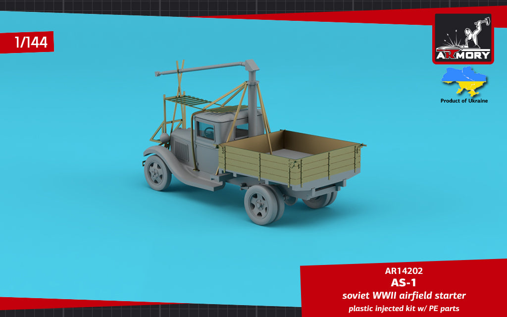 Armory 14202 AS-1 Soviet Airfield Starter GAZ-AA Chassis 1:144