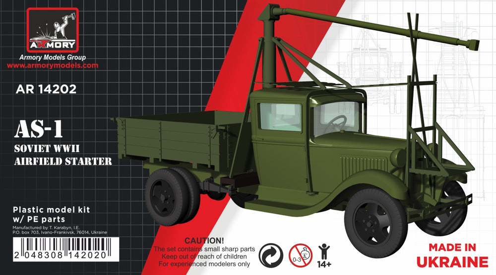 Armory 14202 AS-1 Soviet Airfield Starter GAZ-AA Chassis 1:144