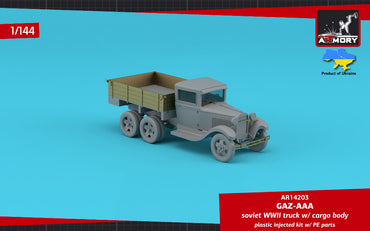 Armory 14203 GAZ-AAA Soviet WWII 6x4 Cargo Truck PE Parts 1:144