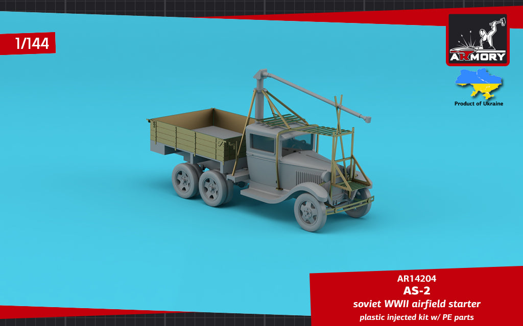 Armory 14204 GAZ-AAA Soviet WWII Cargo Truck Etched Parts 1:144