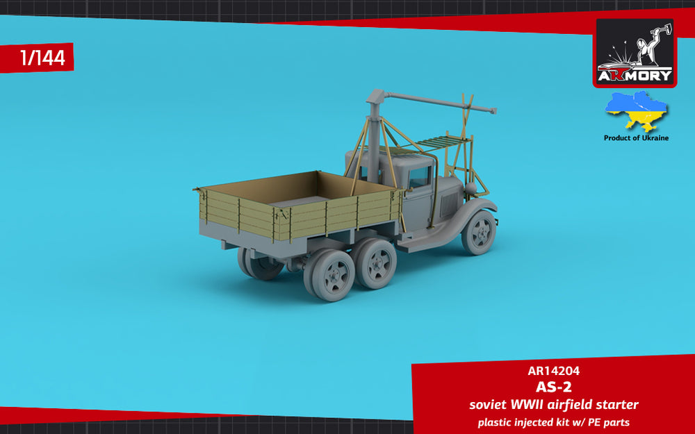 Armory 14204 GAZ-AAA Soviet WWII Cargo Truck Etched Parts 1:144
