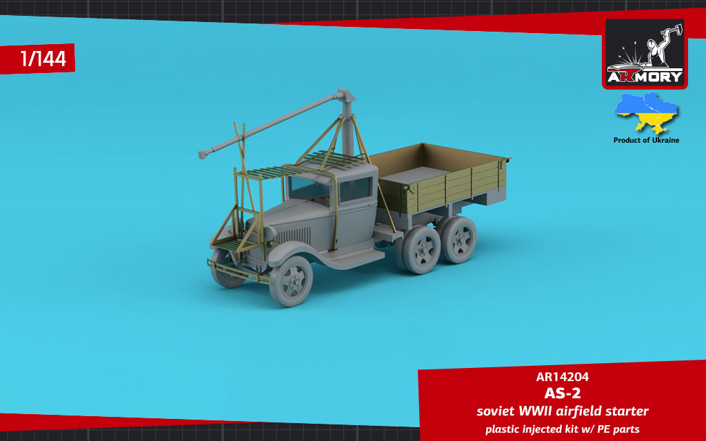Armory 14204 GAZ-AAA Soviet WWII Cargo Truck Etched Parts 1:144