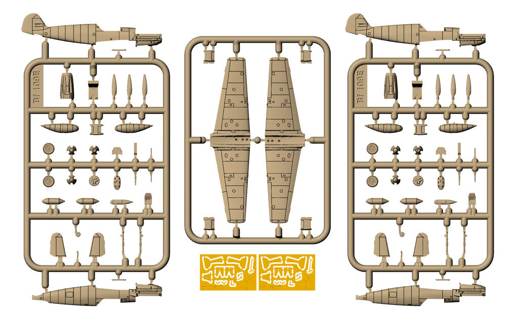 Armory 14303 Bf-109E-3/E-4 Set 1 WWII: In The Beginning 1:144
