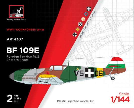 Armory AR14307 1:144 Messerschmitt Bf-109E "Foreign Service Aces", Pt.2