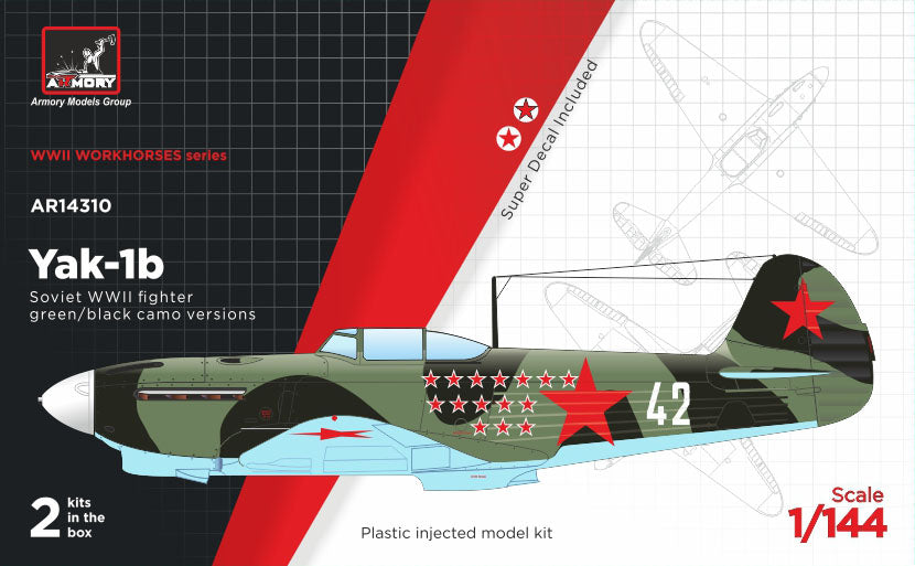 Armory AR14310 1:144 Yakovlev Yak-1b early
