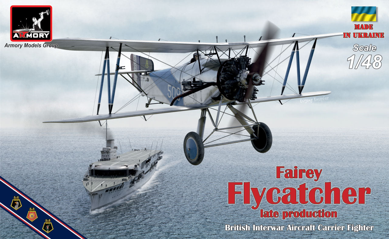 Armory 48002 Fairey Flycatcher Late Jaguar-IV Engine 1:48