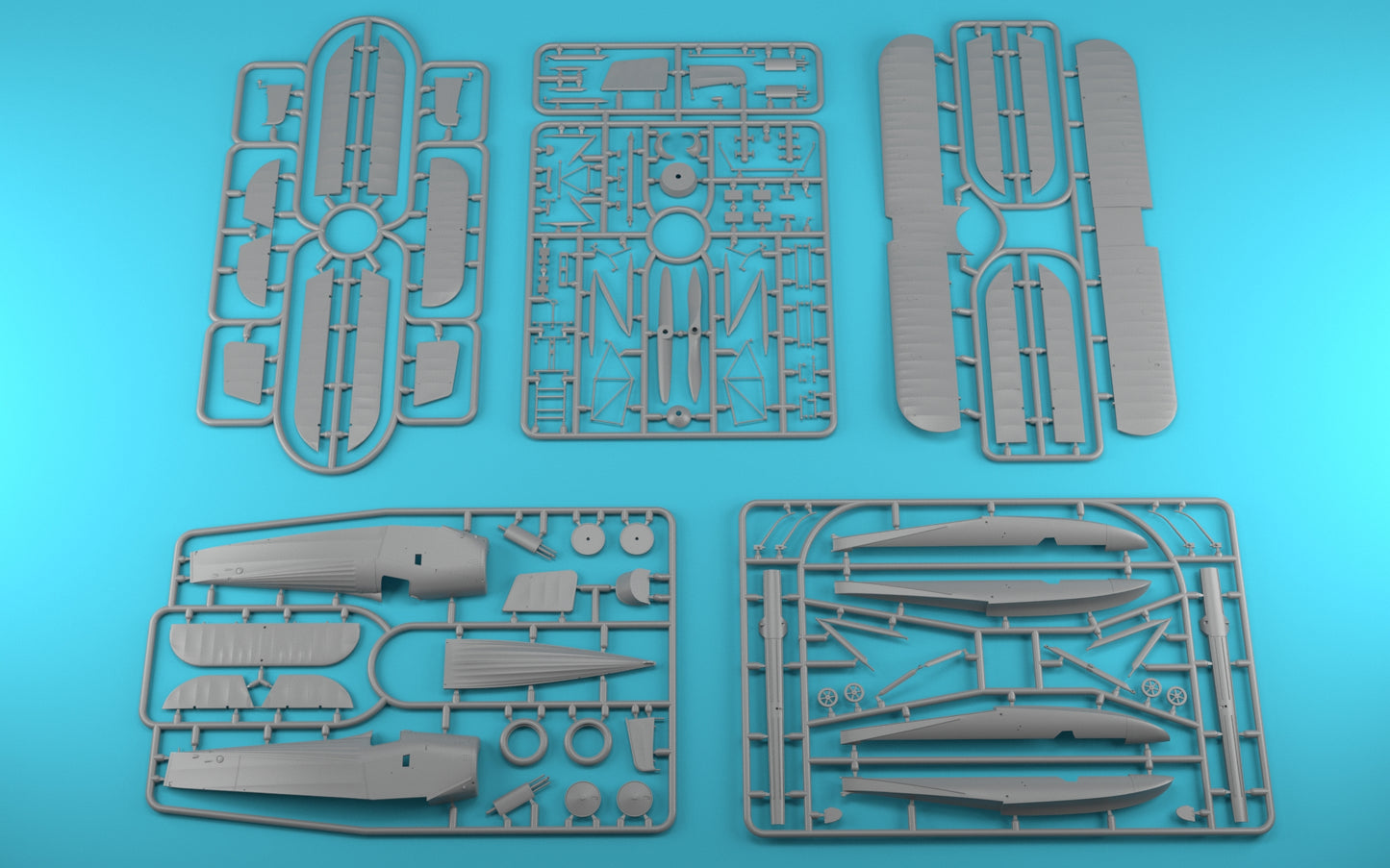 Armory 48004 Fairey Flycatcher Floatplane Metal Floats 1:48