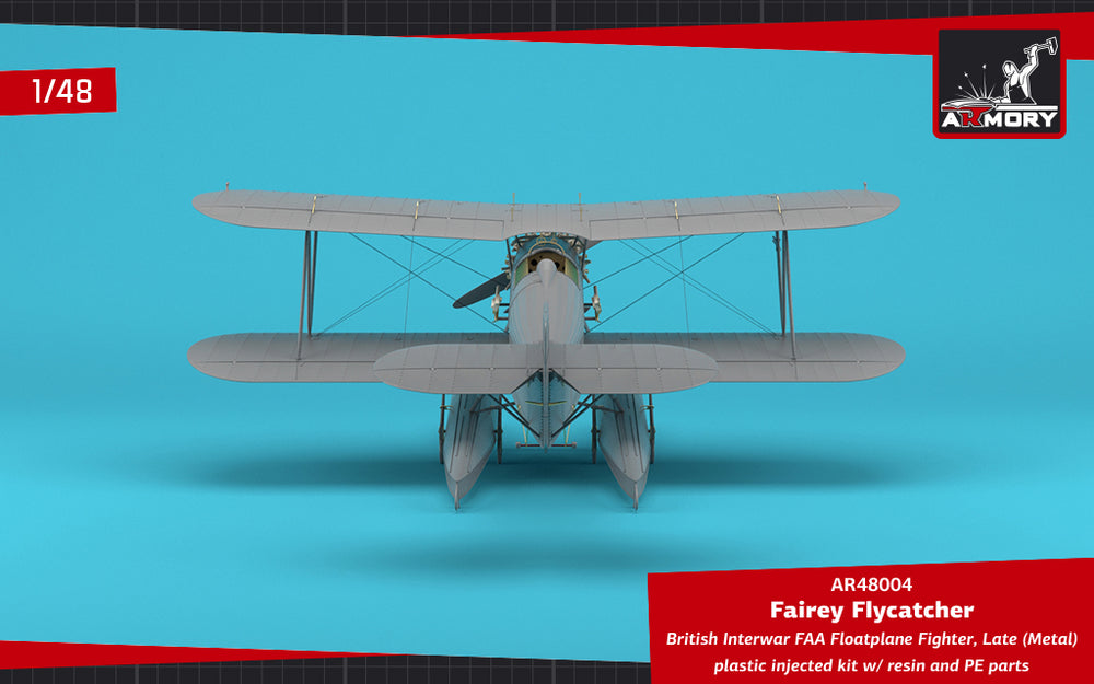 Armory 48004 Fairey Flycatcher Floatplane Metal Floats 1:48