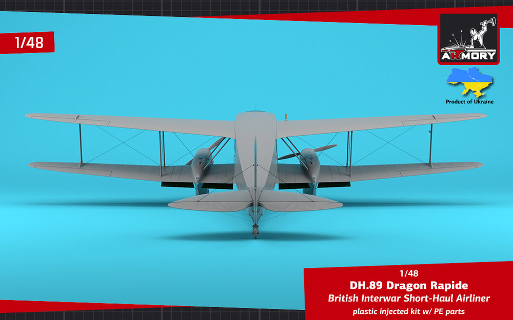 Armory AR48005 1:48 de Havilland DH.89A Dragon Rapide Railway Air Services