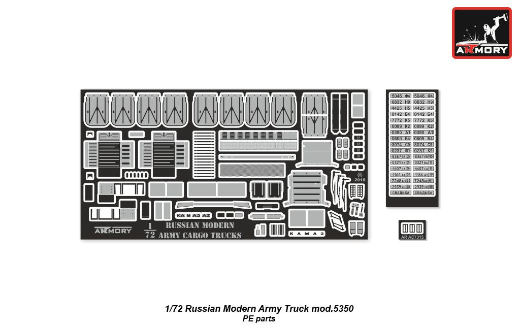 Armory AR72407 1:72 Russian 6x6 Military Cargo Truck mod.5350